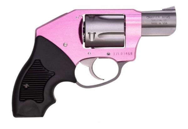 CHARTER ARMS THE PINK LADY OFF DUTY .38 SPL. ALUMINUM 5 SHOT 2IN FIXED CONCEALED PINK STAINLESS STEEL 53851