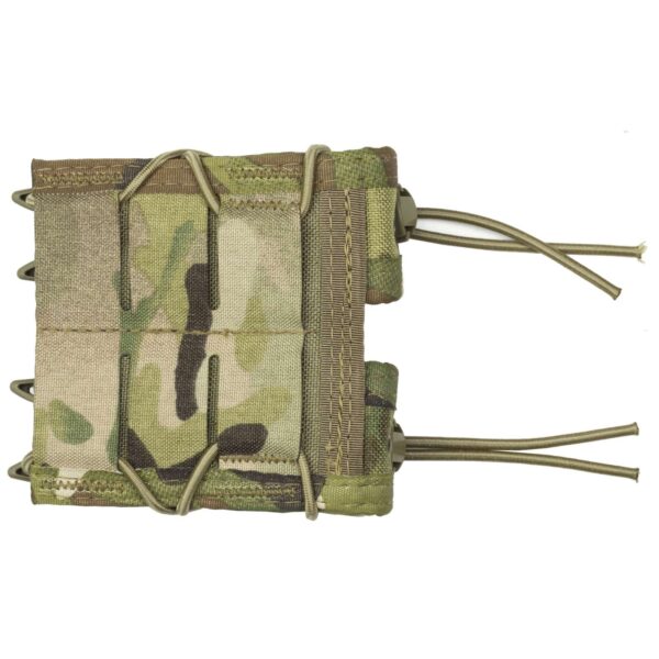 HIGH SPEED GEAR DOUBLE PISTOL TACO MULTICAM  MOLLE  HOLDS MOST PISTOL MAGS MULTI TOOLS - Image 2