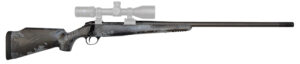 Fierce Firearms FCRG65PRC24TP Carbon Rage  Full Size 6.5 PRC 3+1, 24" Black C3 Carbon Fiber Barrel, Tungsten Gray Cerakote Titanium Receiver, Phantom Camo Fixed Fierce Tech C3 Stock, Right Hand