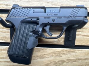 KIMBER EVO SP WITH CRIMSON TRACE LASER GRIPS USED 9MM